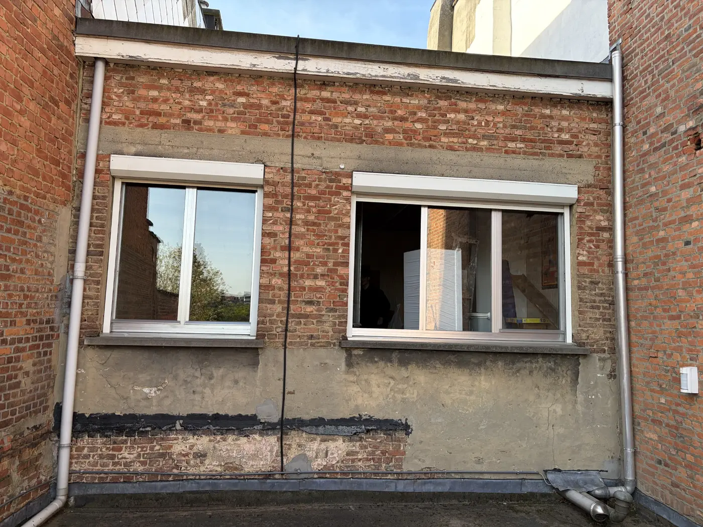 Gevel vóór de renovatie