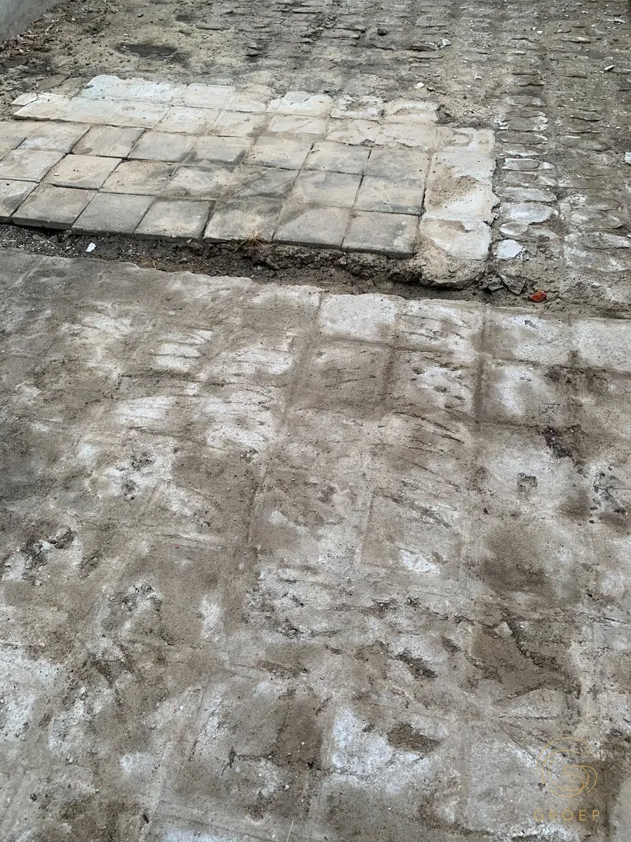 Terras vóór de vernieuwing